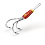 Griffe de jardin - outils wolf - multi - star bam - 3 dents spatulées - acier galvanisé - 9 cm Griffe de jardin - outils wolf - multi - star bam - 3 dents spatulées - acier galvanisé - 9 cm