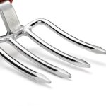 Petite fourche  fleurs - outils wolf - lugm - 4 dents - acier galvanis - garantie 30 ans