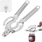 Ouvre - bocal universel - acier inoxydable - 26x9. 1cm - multifonction - argent - cuisine Ouvre - bocal universel - acier inoxydable - 26x9. 1cm - multifonction - argent - cuisine