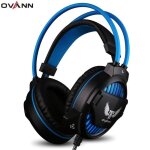 Ovann x70 - c professionnels casques dcoute de jeu avec suspension microphone serre - tte