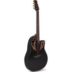 Ovation ce44 - 5 celebrity elite mid depth black guitare �lectro - acoustique folk