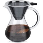 Pour over cafetirecafetire infuse  la main en verre  haute teneur en borosilicateavec balance et ...