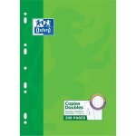 Oxford 200 copies doubles perfores - grands carreaux - 29, 7 cm x 21 cm x 0, 9 cm
