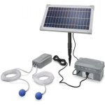 Oxygnateur de bassin solaire avec batterie duo pro plus 200l - 8w