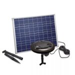 Oxygénateur de bassin solaire flottant - esotec - power float 35w - débit 400l / h - noir Oxygénateur de bassin solaire flottant - esotec - power float 35w - débit 400l / h - noir