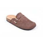 Ozabi mules sabots homme confort ergonomique boucle r�glable dm107 marron