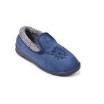 Ozabi pantoufles femme velours charentaises chaudes antid�rapantes k88r11f marine