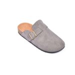 Ozabi sabots femme confort boucle ajustable semelle li�ge dm405 gris