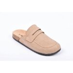 Ozabi sabots homme mule ferm�e confort nubuck mu1069 taupe