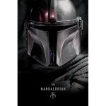 Poster - star wars: the mandalorian - 61x91 cm - noir - dcoration murale - contemporain