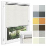 P + r store enrouleur occultant sans per�age midi termo - 55 x 150 cm - beige - m�lange - isolation thermique ...