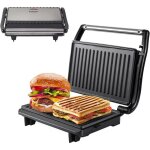P101tos003 gril �lectrique compact plaque antiadh�sive grille - pain sandwichs viandes l�gumes - plaques ...
