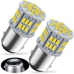 P21 / 5w 1157 bay15d led ampoules 12v 24v 54smd super brillant blanche 6000k ne convient pas aux bateaux. ...