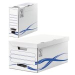 Botes darchives - fellowes - basic - pack de 6 - dos 8 cm - couleur blanc