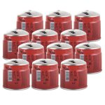 Pack de 12 cartouches de gaz 190g per�able butane propane s�curit� stop - gaz alpentech