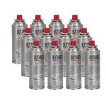 Pack 12 cartouches � gaz butane 227g universelles s�curit� stop - gaz multiproduits r�chaud d�sherbeur ...