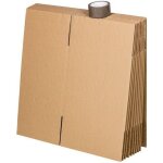Pack 15 cartons à livres avec poignées + 1 adhésif offert Pack 15 cartons à livres avec poignées + 1 adhésif offert