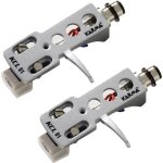 Pack 2 cellules et 2 diamants pour platine vinyle - balance : 3 db Pack 2 cellules et 2 diamants pour platine vinyle - balance : 3 db