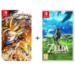 Pack 2 jeux nintendo switch : dragon ball fighterz (code in a box) + the legend of zelda : breath of ...