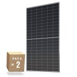 Pack de 2 panneaux solaires monofaciaux ledvance 550w cadre noir type p
