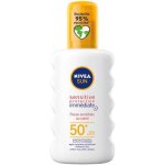 Protection solaire spray fps 50 + - nivea sun - protect &sensitive peau sensible - pack de 2x200ml