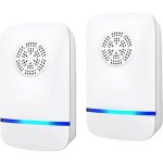 Pack de 2 rpulsifs ultrasoniques anti - rongeurs rpulsifs lectroniques dintrieur contre les rats ...