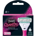 Pack de 2 - wilkinson - lames quattro for women sensitive x 3