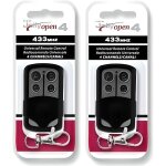 Jolly open 4 télécommande radio de portail copieuse universelle pack de 2 Jolly open 4 télécommande radio de portail copieuse universelle pack de 2