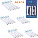 Pack de 20 brossettes têtes de remplacement pour oral b braun brosse vitality precision clean - blanc ... Pack de 20 brossettes têtes de remplacement pour oral b braun brosse vitality precision clean - blanc ...