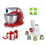 Robot ptrin multifonctions - h. koenig - km80 - 5 litres - hachoir 5 en 1 - rouge