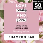 Pack de 3 - love beauty and planet shampooing solide �closion de couleur muru muru & rose 90g