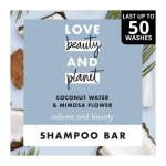 Pack de 3 - love beauty and planet shampooing solide vague volumisante eau de coco & fleur de mimosa ...