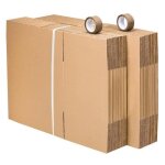 Pack 35 cartons standard avec poignées + 2 adhésifs offerts Pack 35 cartons standard avec poignées + 2 adhésifs offerts