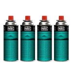 Pack 4 bouteilles de gaz butane 227gr cartouche gaz camping compacte encliquetable rchaud dsherbeur ...