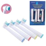 Pack de 4 brossettes têtes de remplacement brosses à dent electrique pour sb - 17a eb17 - 4 oral b braun ... Pack de 4 brossettes têtes de remplacement brosses à dent electrique pour sb - 17a eb17 - 4 oral b braun ...