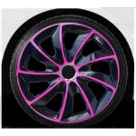 Pack de 4 enjoliveurs design stig extra 15 rose Pack de 4 enjoliveurs design stig extra 15 rose