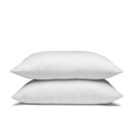 Pack 4 pices - oreillers super gonflants coton 65x65 cm + 2 sous taies - ferme