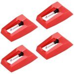 Pack de 4 pointe de lecture aiguille diamant de remplacement pour tourne disques crosley ion jensen bush ...