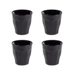 Pack de 4 verres noirs - duralex