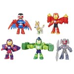 Pack 6 figurines iron man avengers en armure marvel iron man and his awesome friends dès 3 ans Pack 6 figurines iron man avengers en armure marvel iron man and his awesome friends dès 3 ans