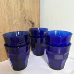 Pack de 6 verres - bleu marine