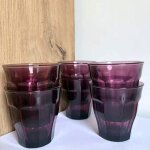 Pack de 6 verres - prune