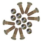 Pack de 8 3 - 8 unf goujons et crous de roue pour remorque pcd de 4 les concentrateurs de suspension ...