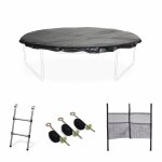 Pack accessoires pour trampoline � 250cm pluton / g�meaux / pluton inner - �chelle. b�che de protection. ...