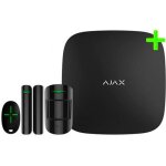 Ajax pack alarme ajax hub 2 plus avec détecteur de mouvement caméra présence télécommande - noir Ajax pack alarme ajax hub 2 plus avec détecteur de mouvement caméra présence télécommande - noir