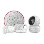 Pack alarme - ezviz - 7 produits - camra panoramique - dtecteur de mouvement - sirne connecte