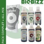 Pack all. mix 20 litres biobizz + engrais - indoor&outdoor