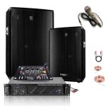 Pack ampli sono + 2 enceintes pro + table de mixage + micro + câble pc hp - pa sono dj light - soirée ... Pack ampli sono + 2 enceintes pro + table de mixage + micro + câble pc hp - pa sono dj light - soirée ...