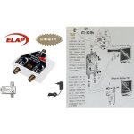 Pack amplificateur distributeur tnt rglable 40 db 1 entre?2 sorties tv (elap) + adaptateur d?alimentation ...