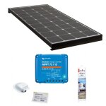 Pack antarion black booster panneau solaire 140w + r�gulateur solaire victron 220w 15a